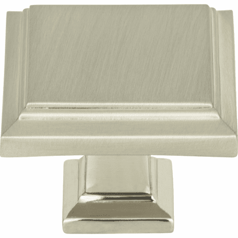 Atlas Homewares 289-BRN Sutton Place 1 1/4" Length Square Knob Brushed Nickel