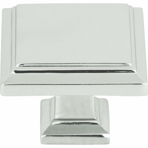 Atlas Homewares 289-CH Sutton Place 1 1/4" Length Square Knob Polished Chrome