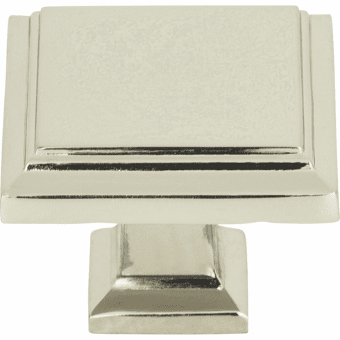 Atlas Homewares 289-PN Sutton Place 1 1/4" Length Square Knob Polished Nickel