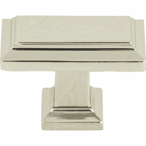 Atlas Homewares 290-PN Sutton Place 1 7/16" Length Rectangle Knob Polished Nickel
