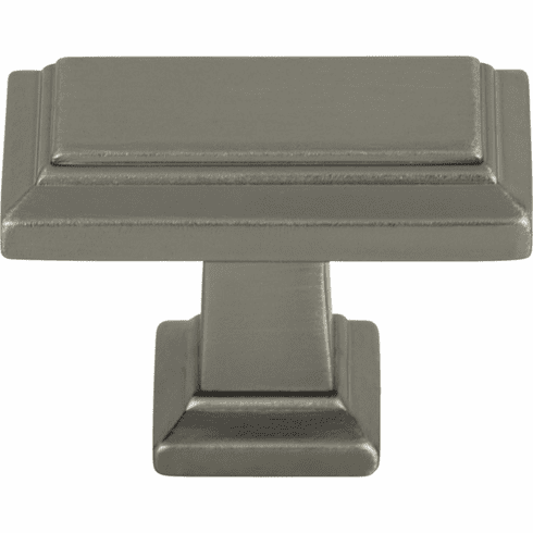 Atlas Homewares 290-SL Sutton Place 1 7/16" Length Rectangle Knob Slate