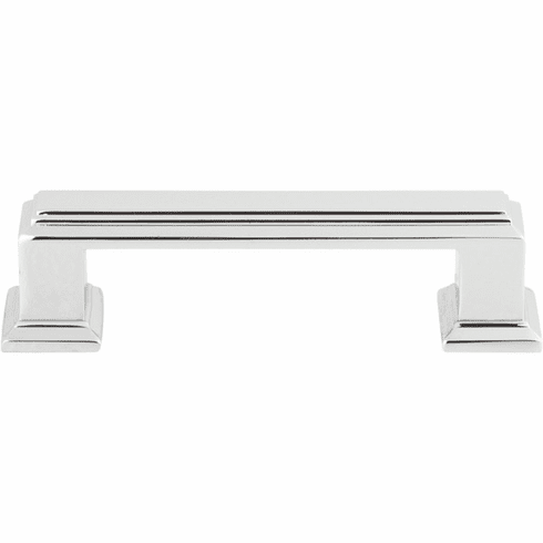 Atlas Homewares 291-CH Sutton Place 3" Center to Center Bar pull Polished Chrome
