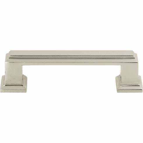 Atlas Homewares 291-PN Sutton Place 3" Center to Center Bar pull Polished Nickel