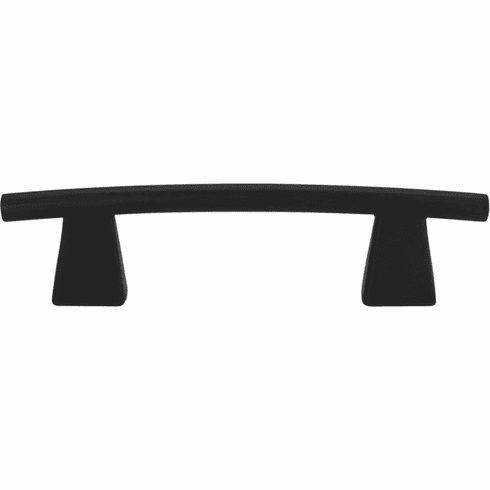 Atlas Homewares 306-BL Fulcrum 3" Center to Center Arch pull Matte Black