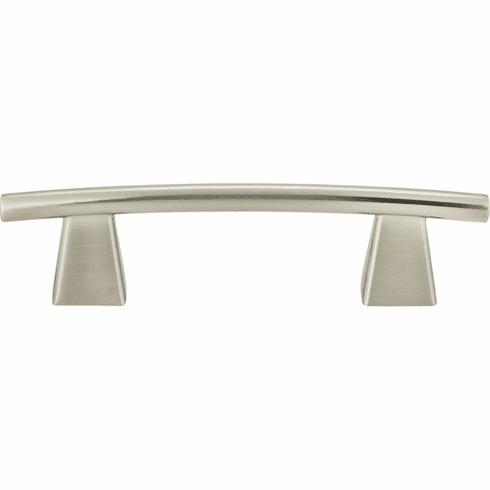 Atlas Homewares 306-BRN Fulcrum 3" Center to Center Arch pull Brushed Nickel