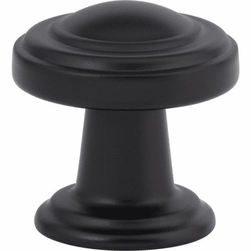 Atlas Homewares 313-BL Bronte Knob 1 1/8 Inch - Matte Black