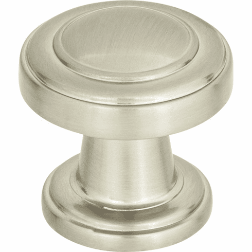 Atlas Homewares 313-BRN Bronte 1 1/8" Diameter Round Knob Brushed Nickel