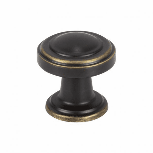 Atlas Homewares 313-CFB Bronte 1 1/8" Diameter Round Knob Cafe Bronze