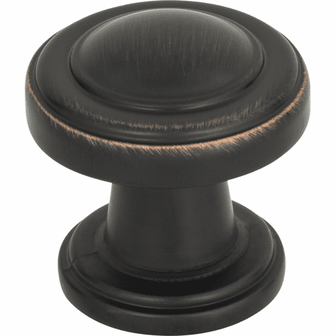 Atlas Homewares 313-VB Bronte 1 1/8" Diameter Round Knob Venetian Bronze
