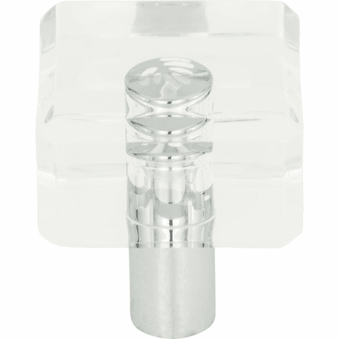 Atlas Homewares 3145-CH Optimism 1 1/4" Length Square Knob Polished Chrome