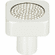 Atlas Homewares 3193-MC Crystal 1" Length Square Knob Matte Chrome
