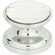Atlas Homewares 3197-CH Crystal 7/8" Diameter Round Knob Polished Chrome