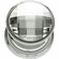 Atlas Homewares 3197-CH Crystal 7/8" Diameter Round Knob Polished Chrome