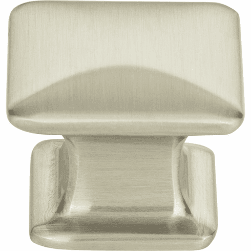Atlas Homewares 322-BRN Alcott 1 1/4" Length Square Knob Brushed Nickel