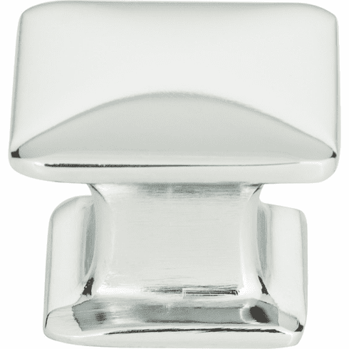 Atlas Homewares 322-CH Alcott 1 1/4" Length Square Knob Polished Chrome