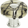 Atlas Homewares 3222-CH Viceroy Glass Round Knob 1 1/2 Inch - Polished Chrome