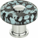 Atlas Homewares 3226-CH Marine Glass Round Knob 1 1/2 Inch - Polished Chrome