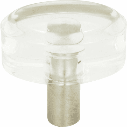 Atlas Homewares 3230-BRN Optimism 1 1/2" Length Oval Knob Brushed Nickel