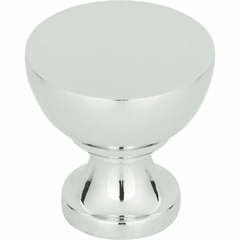 Atlas Homewares 328-CH Shelley 1 1/4" Diameter Round Knob Polished Chrome