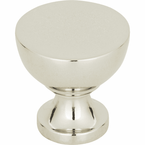 Atlas Homewares 328-PN Shelley 1 1/4" Diameter Round Knob Polished Nickel