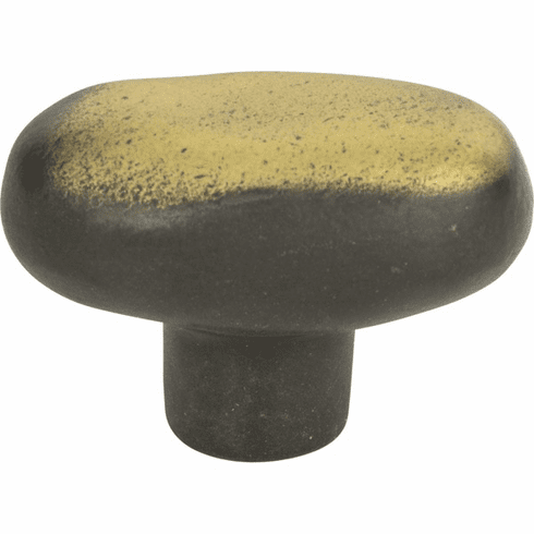 Atlas Homewares 332-ABZ Distressed 1 11/16" Length Oval Knob Antique Bronze