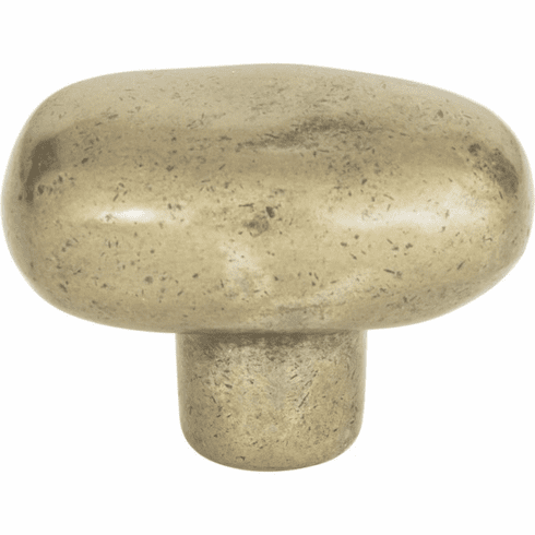 Atlas Homewares 332-CM Distressed 1 11/16" Length Oval Knob Champagne