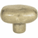 Atlas Homewares 332-CM Distressed 1 11/16" Length Oval Knob Champagne