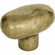 Atlas Homewares 332-CM Distressed 1 11/16" Length Oval Knob Champagne