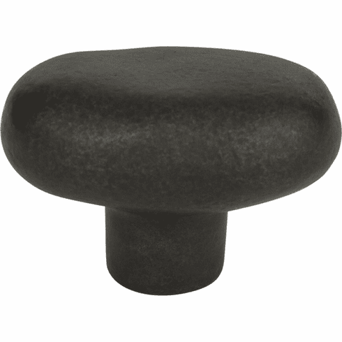 Atlas Homewares 332-ORB Distressed 1 11/16" Length Oval Knob Oil Rubbed Bronze