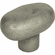 Atlas Homewares 332-P Distressed 1 11/16" Length Oval Knob Pewter