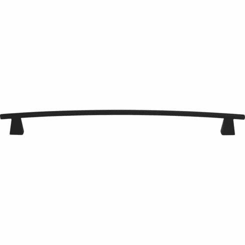 Atlas Homewares 336-BL Fulcrum 11 5/16" Center to Center Arch pull Matte Black