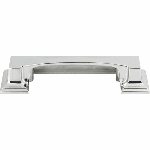 Atlas Homewares 339-CH Sutton Place 3" Center to Center Cup/Bin pull Polished Chrome