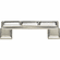 Atlas Homewares 341-BRN Legacy Crystal 3" Center to Center Bar pull Brushed Nickel