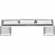 Atlas Homewares 341-CH Legacy Crystal 3" Center to Center Bar pull Polished Chrome
