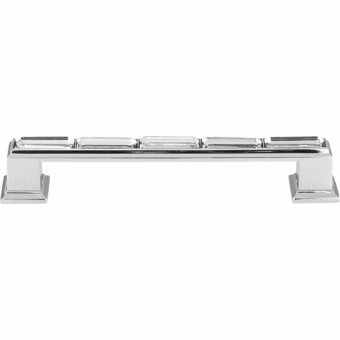 Atlas Homewares 342-CH Legacy Crystal 5 1/16" Center to Center Bar pull Polished Chrome