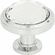 Atlas Homewares 343-CH Legacy Crystal 1 5/16" Diameter Round Knob Polished Chrome