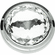 Atlas Homewares 343-CH Legacy Crystal 1 5/16" Diameter Round Knob Polished Chrome
