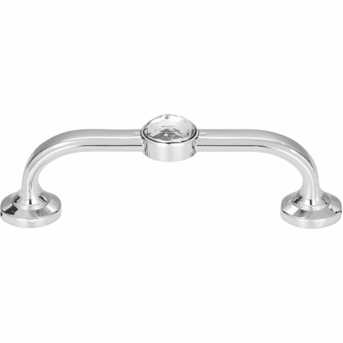 Atlas Homewares 344-CH Legacy Crystal 3" Center to Center Bar pull Polished Chrome