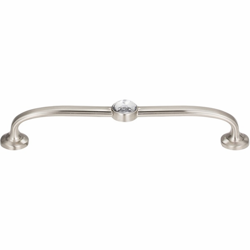 Atlas Homewares 345-BRN Legacy Crystal 5 1/16" Center to Center Bar pull Brushed Nickel