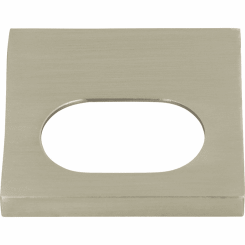 Atlas Homewares 364-BRN Modern Square 1 1/4" Center to Center Finger pull Brushed Nickel