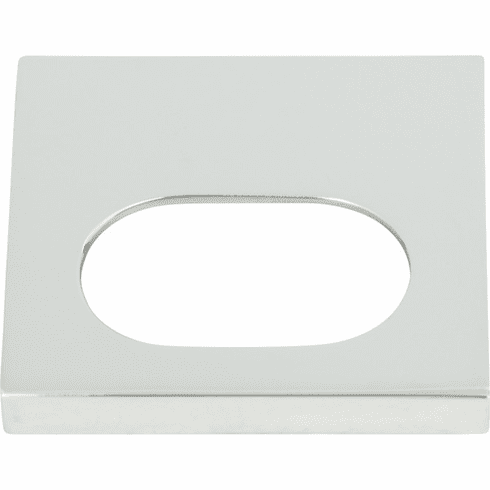 Atlas Homewares 364-CH Modern Square 1 1/4" Center to Center Finger pull Polished Chrome