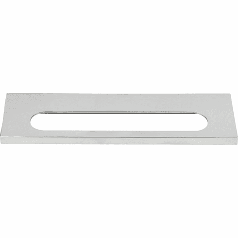 Atlas Homewares 365-CH Modern Square 5 1/16" Center to Center Finger pull Polished Chrome