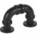 Atlas Homewares 366-BL Steam Punk 1 5/16" Center to Center Bar pull Matte Black