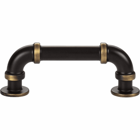 Atlas Homewares 367-CFB Steam Punk 3" Center to Center Bar pull Cafe Bronze