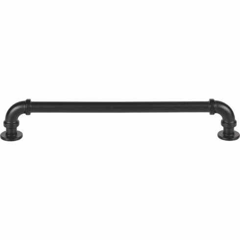 Atlas Homewares 369-BL Steam Punk 7 9/16" Center to Center Bar pull Matte Black