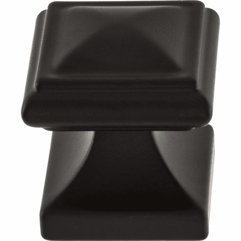Atlas Homewares 370-BL Wadsworth 1 1/4" Length Square Knob Matte Black