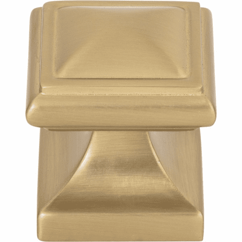 Atlas Homewares 370-WB Wadsworth 1 1/4" Length Square Knob Warm Brass