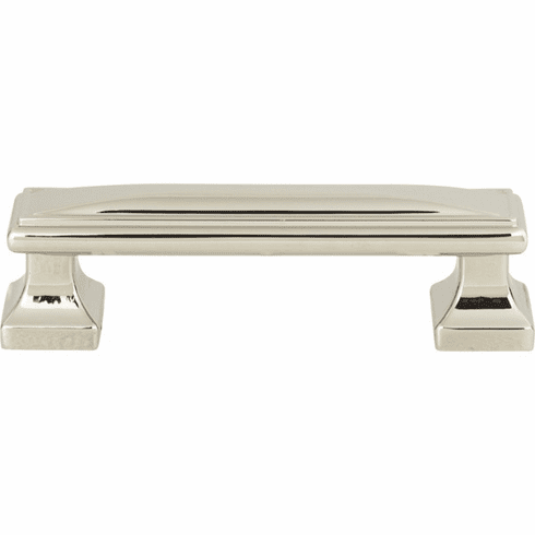 Atlas Homewares 372-PN Wadsworth 3 3/4" Center to Center Bar pull Polished Nickel