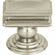 Atlas Homewares 377-BRN Campaign 1 1/2" Length Rectangle Knob Brushed Nickel