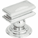 Atlas Homewares 377-CH Campaign 1 1/2" Length Rectangle Knob Polished Chrome